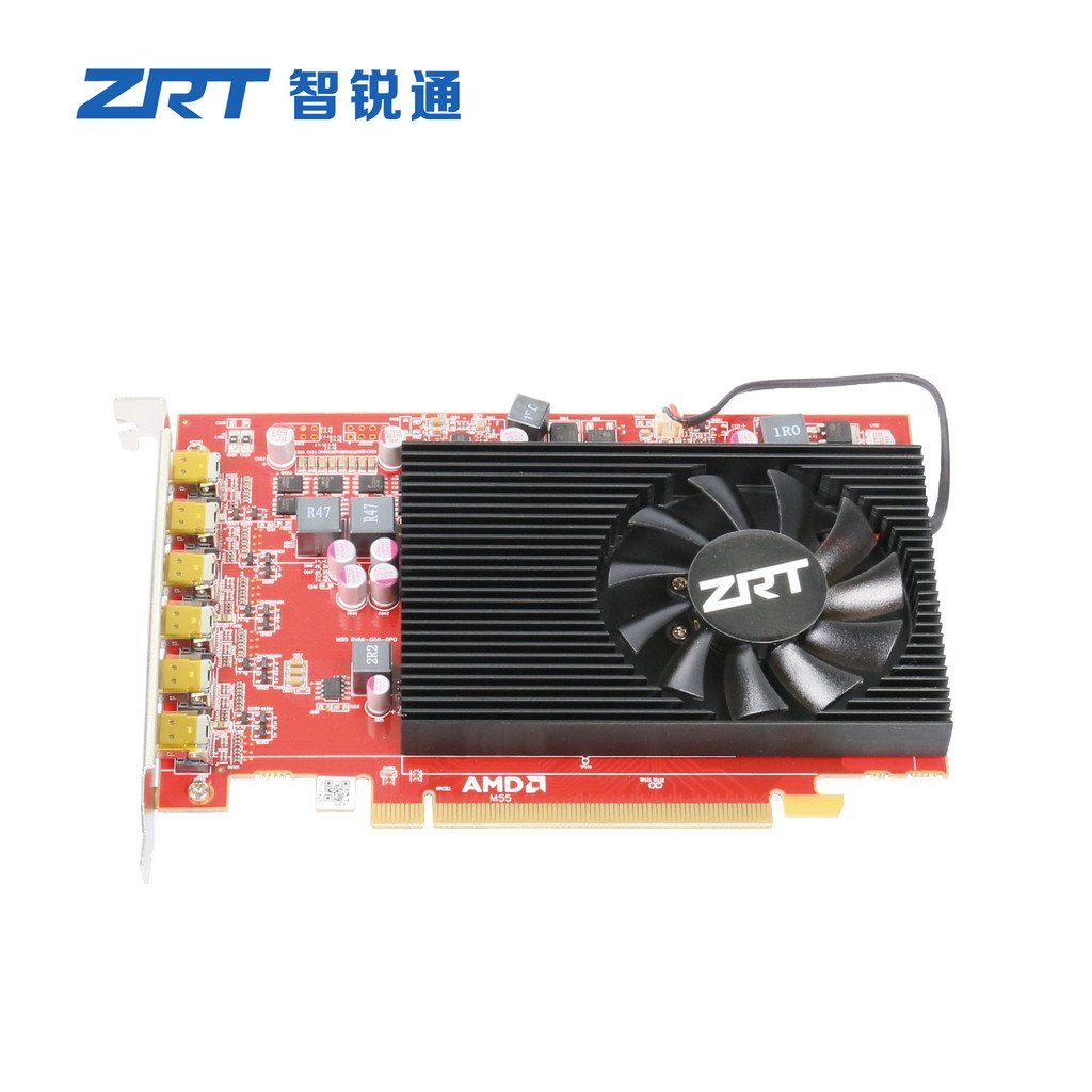 AMD กราฟิกการ์ดหลายหน้าจอ HD7750 4G 128bit GDDR5 128 * 32 6mDP PCI-E 16x ATX