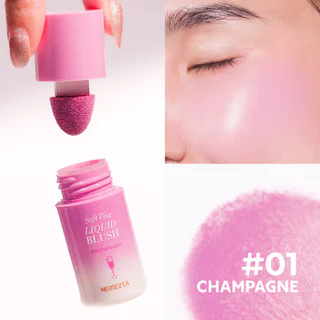 Merrezca Soft Tint Liquid Blush 4g เมอร์เรซกา บลัชออนเนื้อลิควิด.