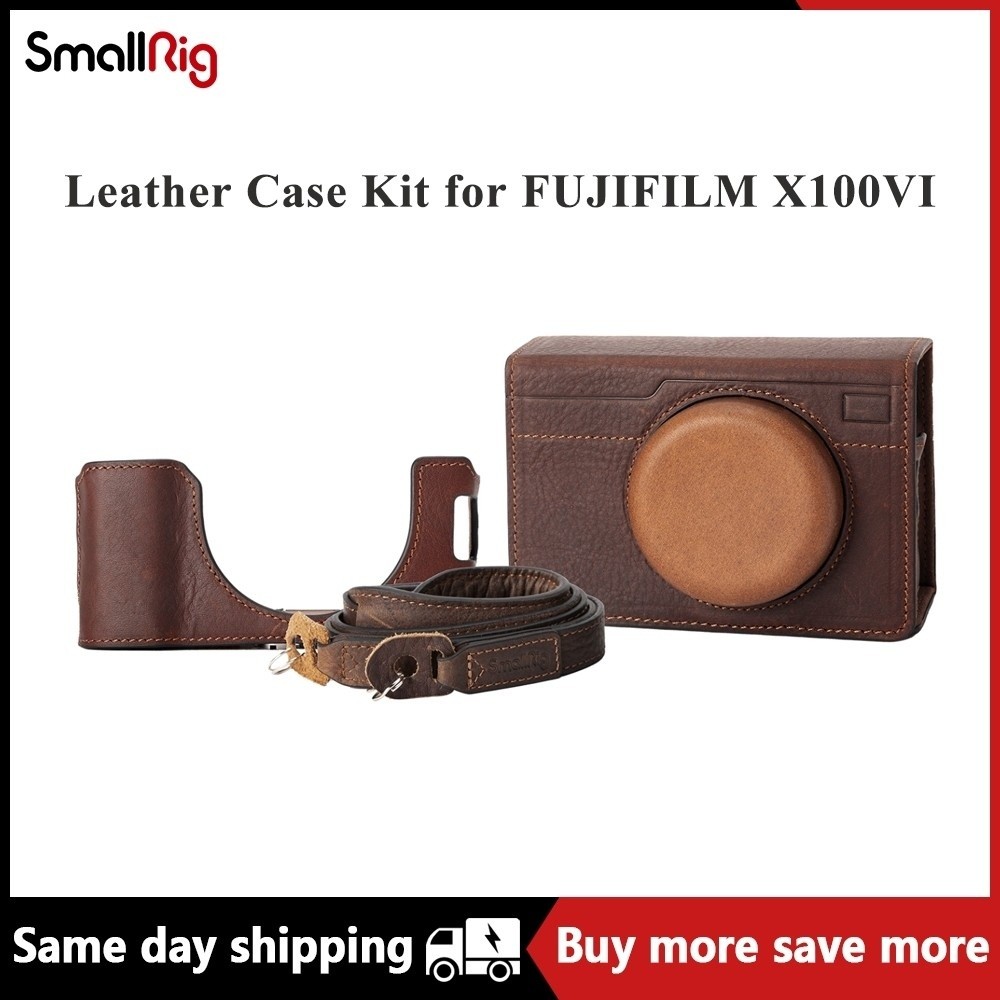 SmallRig Fujifilm X100VI camera leather case set 4558