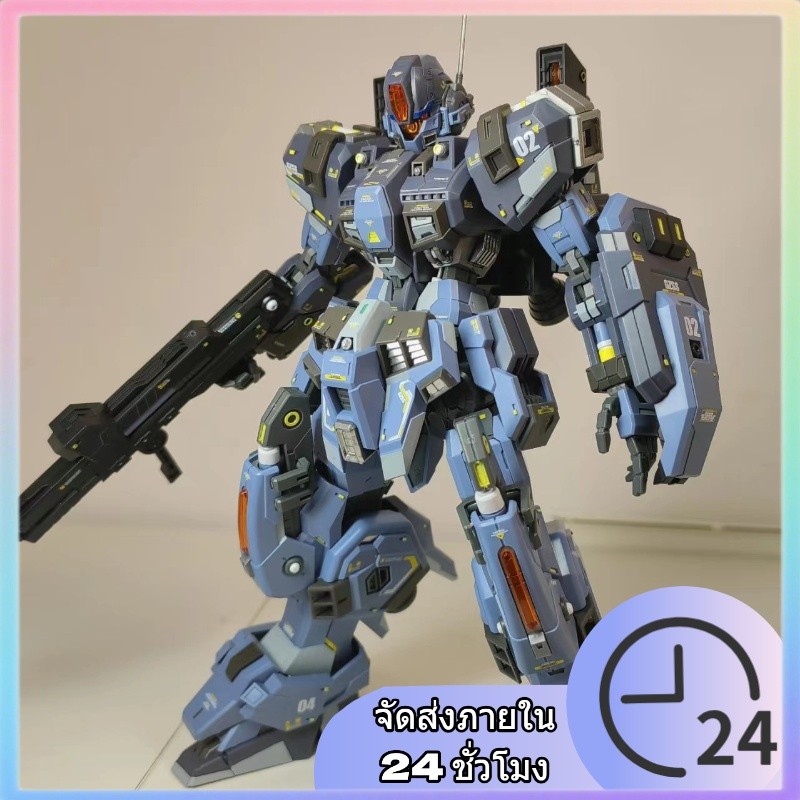 จัดส่งภายใน 24 ชั่วโมง ZZA รุ่น GUS GZSS-OX 1/100 Guochuang Mecha Assembly Model MG กรอบโลหะโมเดลพลา