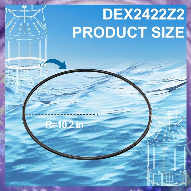DEX2422Z2 โลหะเสริมซีล,สําหรับสระว่ายน้ํากรอง Pro-Grid de และ SwimClear, สําหรับ DE2420 DE3620 DE482
