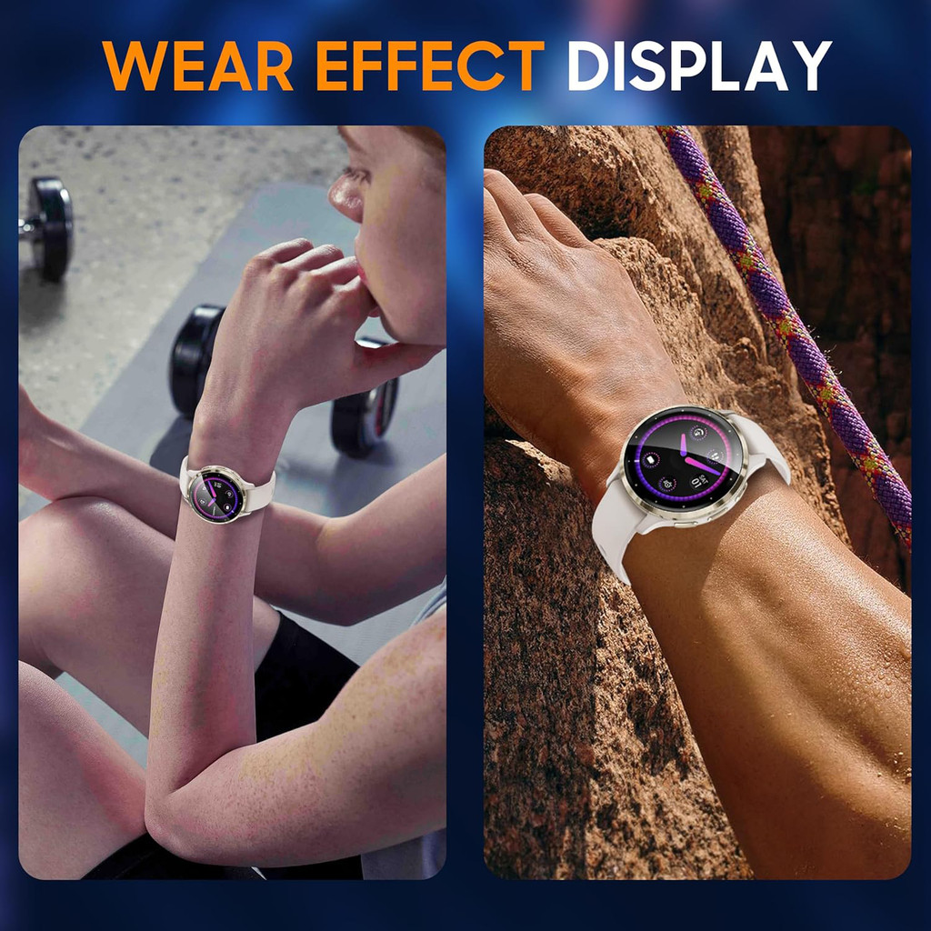 1-5PCS ฟิล์มกันรอยหน้าจอใช้งานร่วมกับ Garmin Venu 4 45 มม.41 มม.ฟิล์มโค้ง Anti-Scratch ไม่ใช่แก้ว PMMA ฟิล์มคอมโพสิต - รูปที่ 4