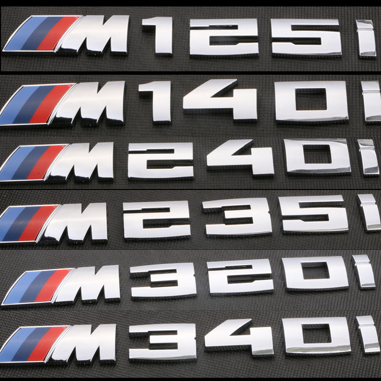 เหมาะสําหรับ BMW M Digital Mark BMW M140i M340i M540i M550i M760Li รถ Mark Word Mark
