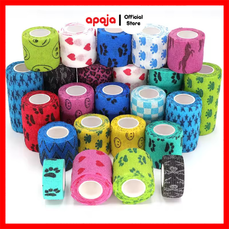 Apaja Sport Tape Kinesiology Muscle Bandage Medical 6 ชิ้น - FM-TW6