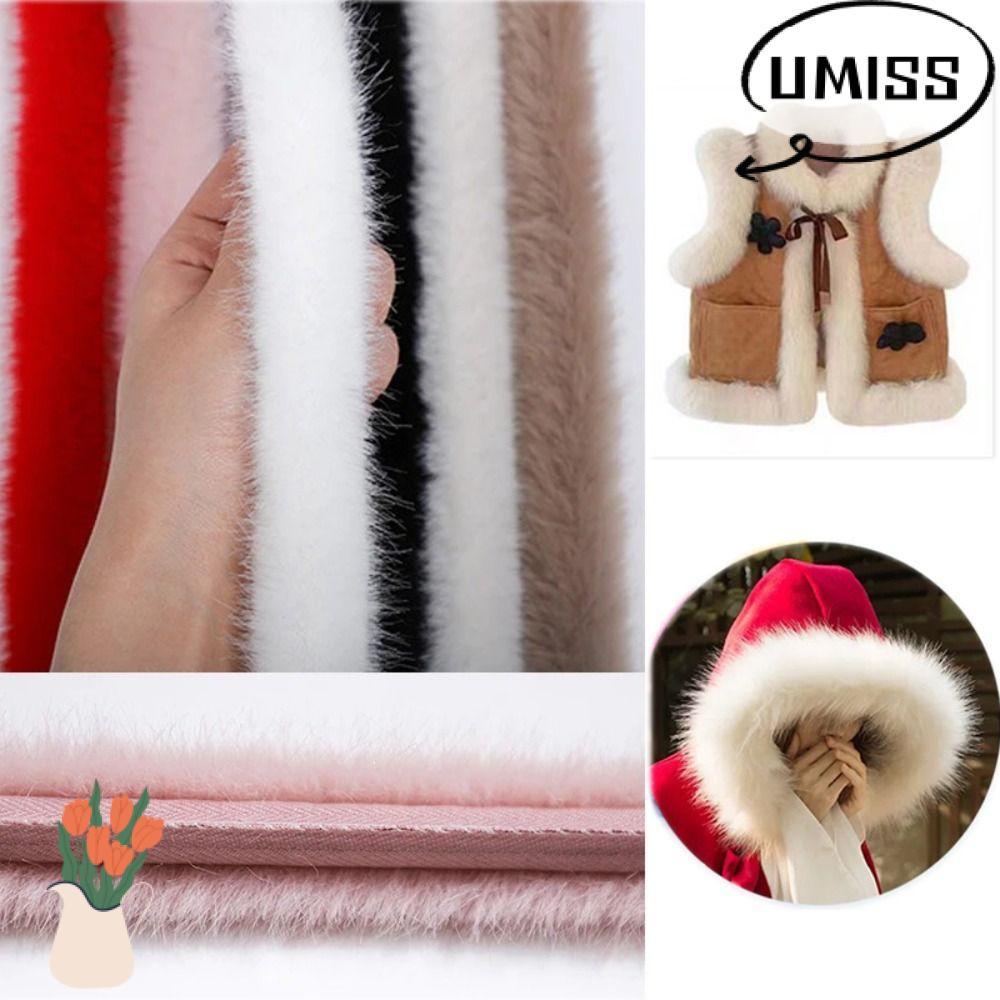 UMISTYDREAM Fluffy Trim, Stage Costume Faux Fur Ribbon Tape