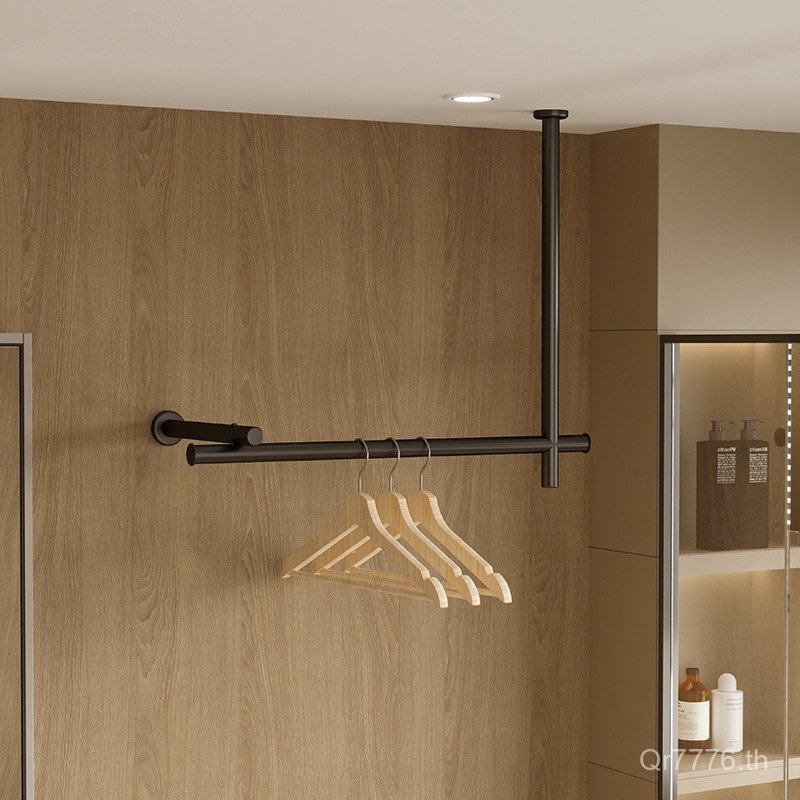 Cloud Hotel Hanger สีดําไทเทเนียมสแตนเลส All Season ไม้แขวนเสื้อ B & B เสื้อผ้า Rod Electroplating โ