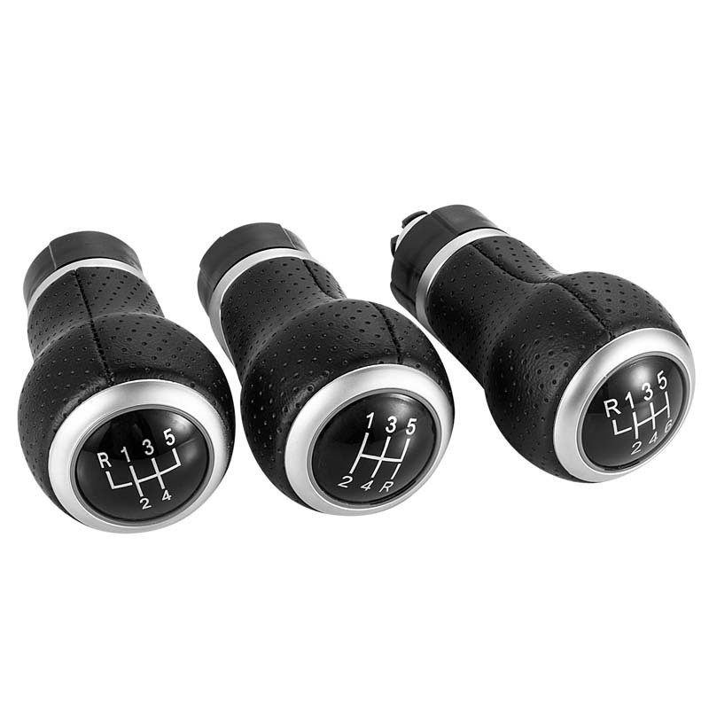 5/6 ความเร็วเกียร์รถเกียร์ Shift Knob HandBall สําหรับ Audi A4 B6 B7 B8 A6 S4 8K A5 8T Q5 8R S Line 