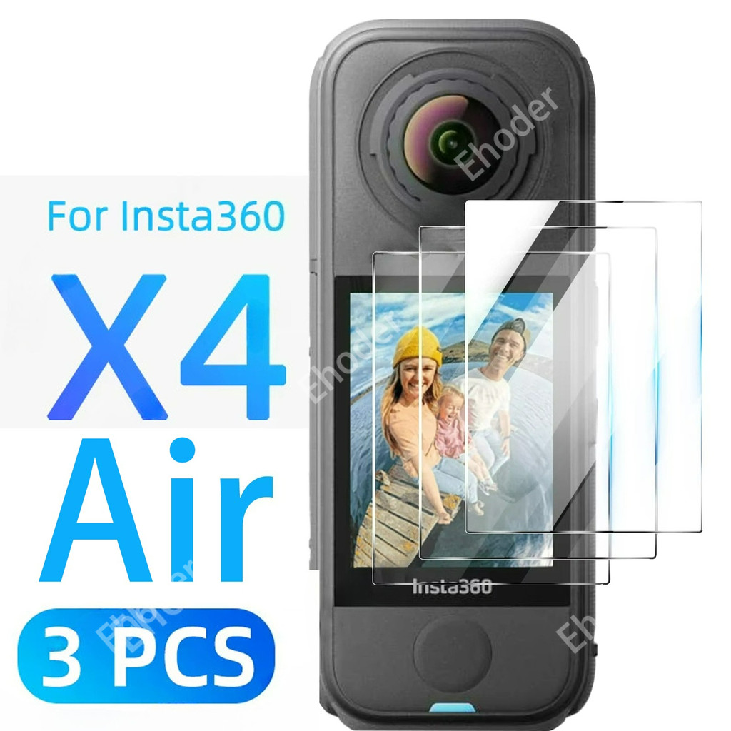 9H กระจกนิรภัยสําหรับ Insta360 X4 Air Screen Protector Glass Premium Anti-scratch ฟิล์ม Insta360X4Air X4Air กล้องอุปกรณ์เสริม