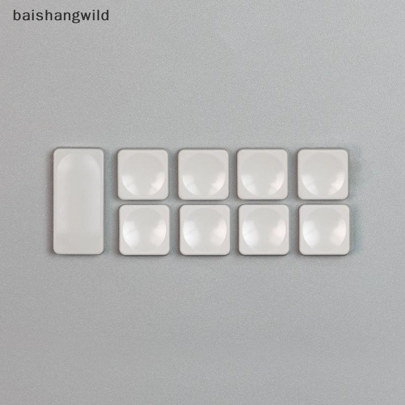 Bwth 10 ชิ้นสีขาว CFX Low Profile PBT Keycaps สําหรับ Chosfox LCK Low Profile MX Gaming คีย์บอร์ด Ul