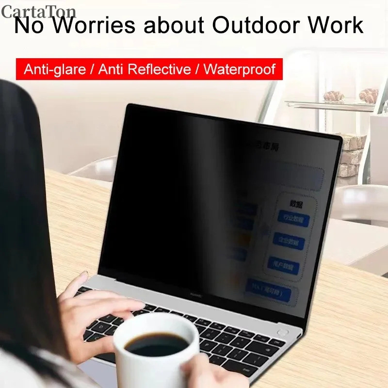 ฟิล์มความเป็นส่วนตัวสําหรับ Surface Pro 9 8 7 7+ 6 5 4 X ป้องกันหน้าจอกรองสําหรับ Microsoft แล็ปท็อป