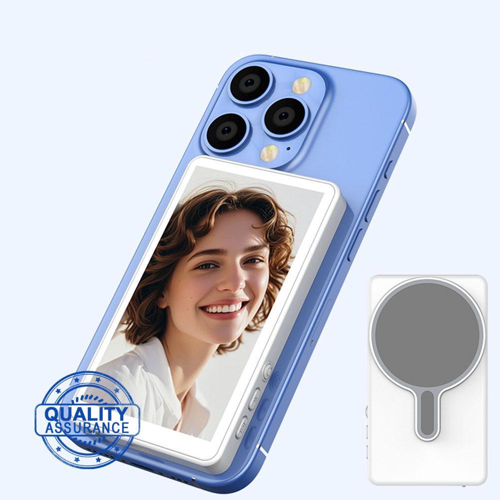 กระจกหน้าจอเซลฟี่ไร้สาย 4.02 นิ้ว - จอแสดงผล 1136 Ips Live View พร้อมแม่เหล็กแรงสูงสําหรับ V4v6