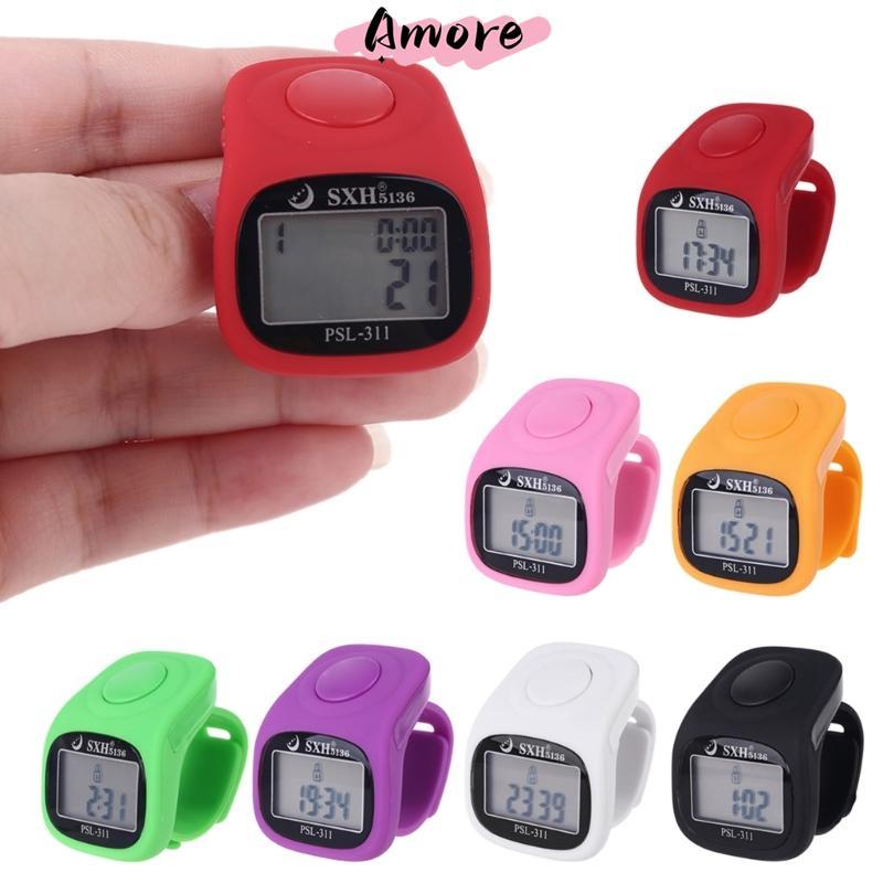 Amore Tally Finger Counter Digital Finger Counter พร้อมไฟ LED อิเล็กทรอนิกส์ Digital Hand Tally Coun