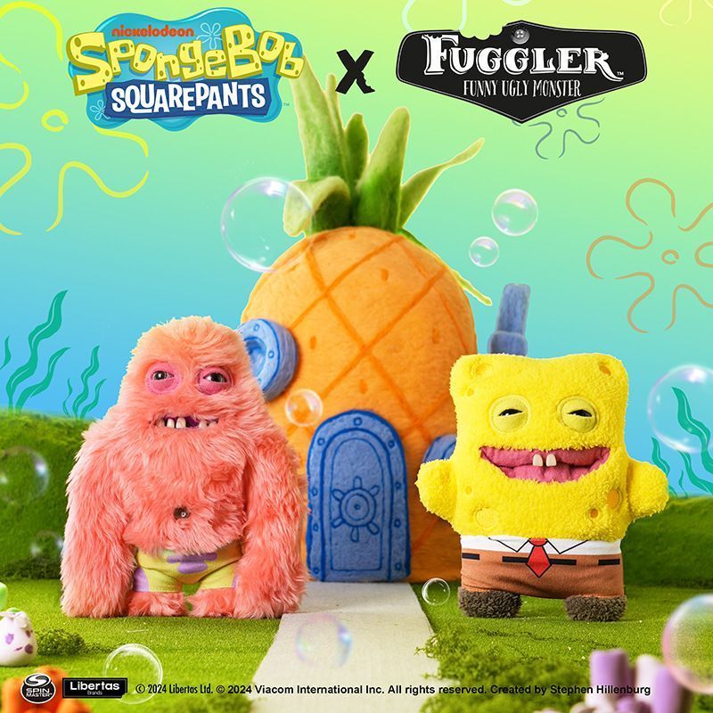 【พร้อมส่ง】fuggler funny ugly monster ของแท้ Fuggler SpongeBob SquarePants อย่างเป็นทางการ Co-Branded