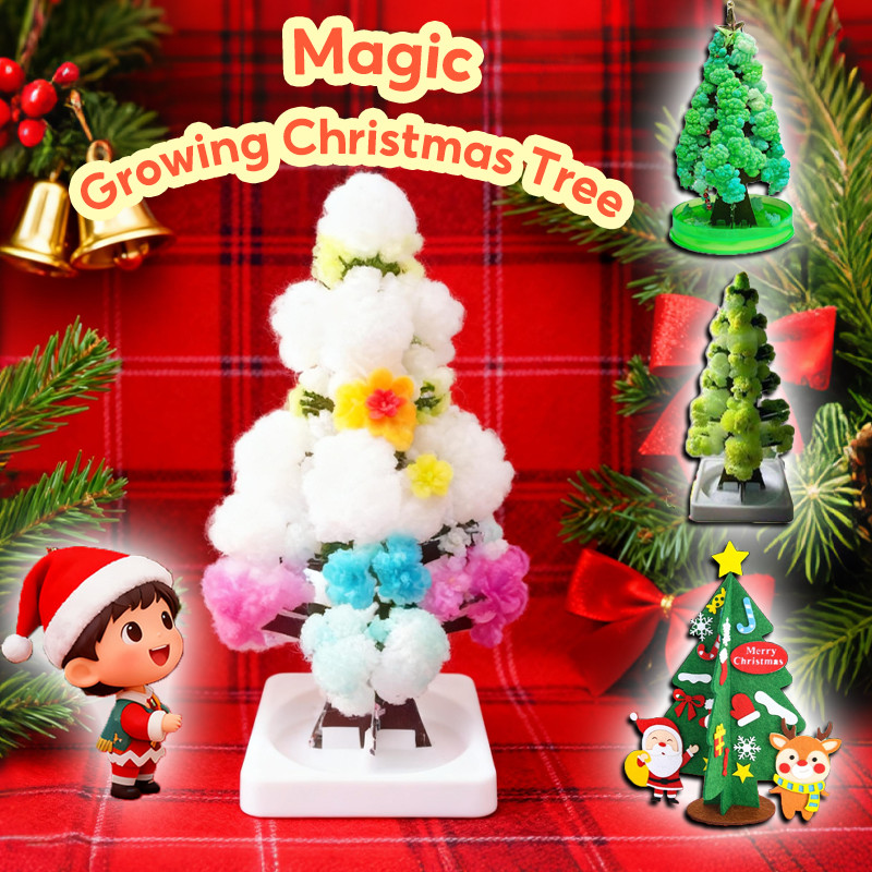 COD ต้นคริสต์มาส Magic Growing Christmas Tree ต้นไม้วิทยาศาสตร์ ของเล่น ของขวัญคริสต์มาส