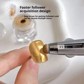 [maybeauty] 4in1 Nail Dotting Pen Nail Art Dotting Tools In ปากกาลูกลื่น Design Nail Art Tip Dot Paint ชุดแต่งเล็บ {TH}