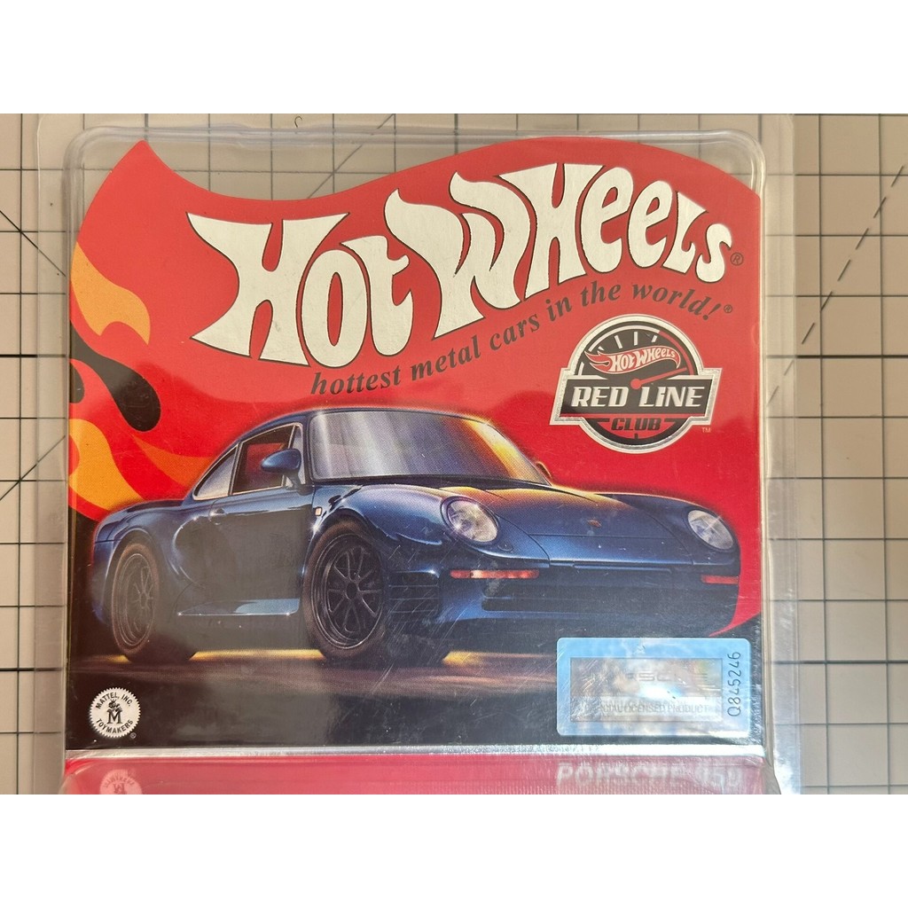 Hot Wheels RLC PORSCHE 959 ชุบไฟฟ้าสีฟ้า [คลังสินค้าพร้อมใหม่เอี่ยม] Hot Wheels PORSCHE 959 * [] Rem