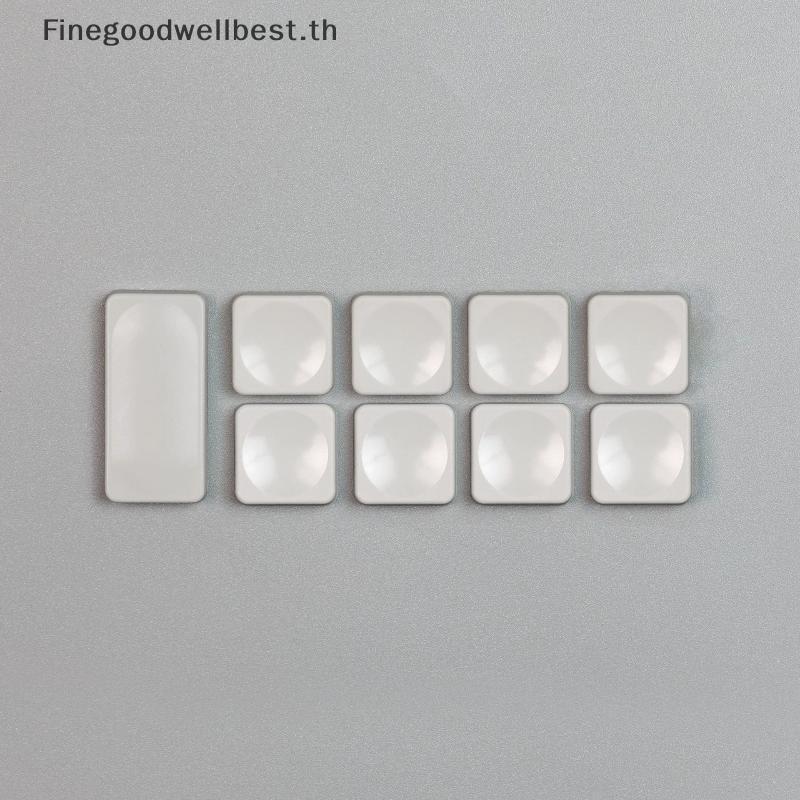 FBTH 10 ชิ้นสีขาว CFX Low Profile PBT Keycaps สําหรับ Chosfox LCK Low Profile MX Gaming คีย์บอร์ด Ul
