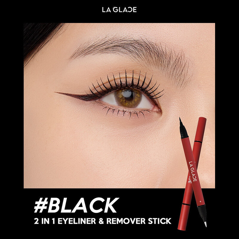 LA GLACE 2In1 Eyeliner & Remover Stick 1ml ลากลาส อายไลเนอร์ 2in1. รูปที่ 3