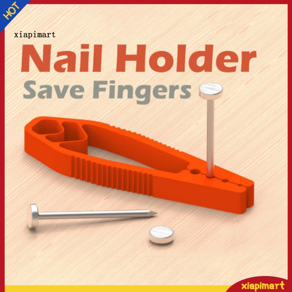 {xiapimart} เครื่องมือยึดเล็บช่างไม้เล็บเครื่องมือ Anti-smashing Finger Nail Holder เครื่องมือสําหรั