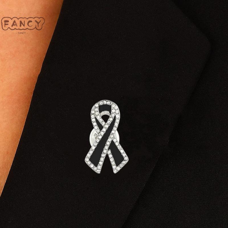 ชุดเข็มกลัดงานศพ 3 ชิ้น สีดำ ประกอบด้วย ริบบิ้นโบว์ Camellia Pins และ Armband สำหรับกิจกรรมอนุสรณ์