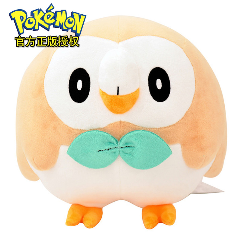 [ของแท้] Pokémon Plush Doll Toy Mumu Owl Jenny Turtle Doll Pikachu Jenny Turtle Gift