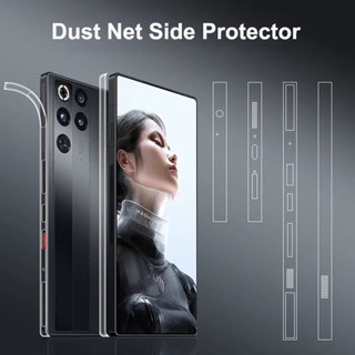 โปร่งใสกันฝุ่นด้านข้างสําหรับ Nubia Red Magic 11 Pro Redmagi…