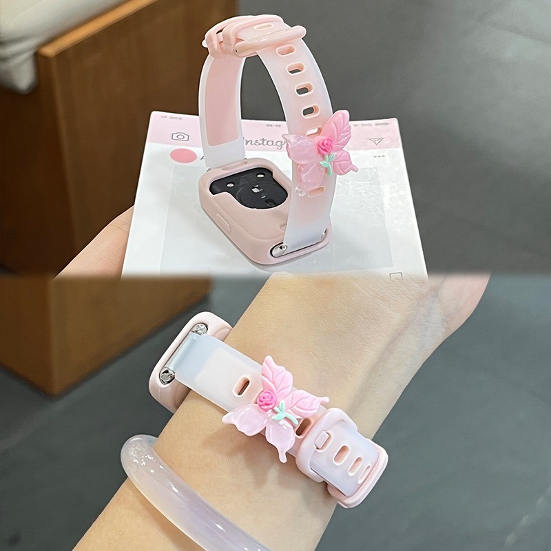 สายซิลิโคนทูโทนใสสําหรับ Huawei band 10 9 แฟชั่นนุ่มสําหรับ Huawei band 8 อุปกรณ์เสริมสร้อยข้อมือ