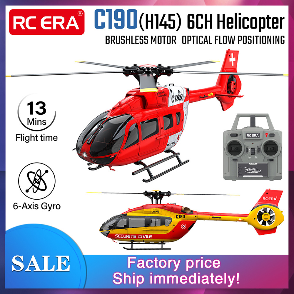 RC ERA C190(H145) RC เฮลิคอปเตอร์ Dual Brushless 6CH Optical Flow ตําแหน่ง 6 แกน Gyro