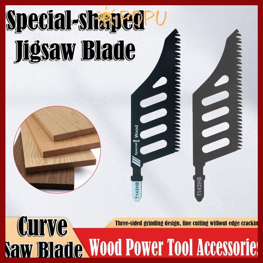 in stockPOPU 5/10 ชิ้นใบเลื่อยจิ๊กซอว์, Heavy Duty T-Shaped Handle Scroll ใบเลื่อย,แบบพกพารูปพิเศษ Fine Cutting Saw สําหรับไม้อลูมิเนียมพื้นที่แน่น