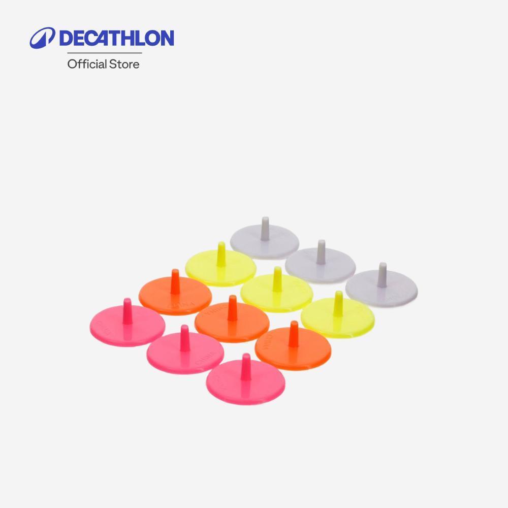 Decathlon Plastic Golf Ball Marker x12 Inesis บอลมาร์คเกอร์พลาสติก 12 ชิ้น - Multi Color
