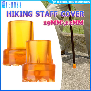 ของมาใหม่！2ชิ้น ยางครอบไม้เท้าเดินป่า 19mm 22mm ลูกยางไม้เท้ากันลื่น อะไหล่ใช้สำหรับเปลี่ยน
