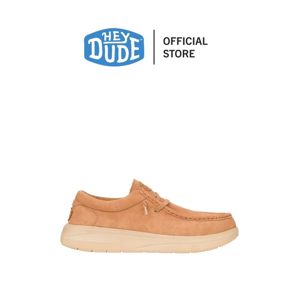 HEYDUDE รองเท้าลำลองผู้ชาย WALLY COMF SUEDE รุ่น 41975-2IW -  TOBACCO BROWN/IRISH CREAM