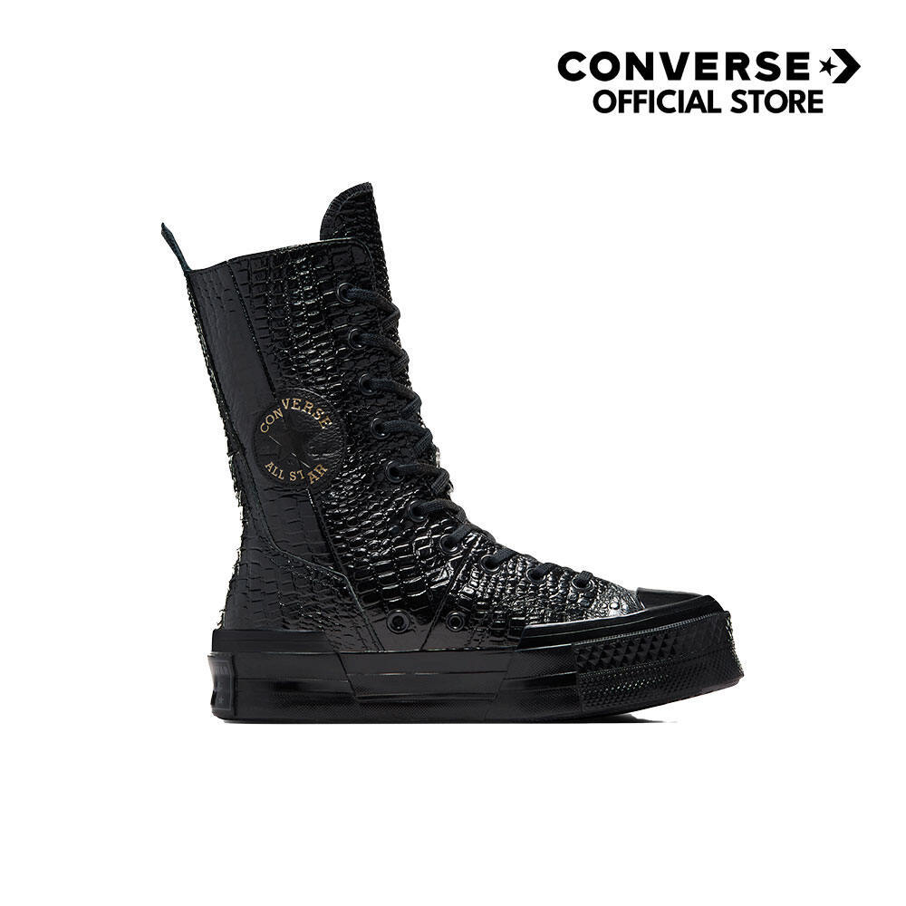 CONVERSE รองเท้า CHUCK 70 PLUS CROC LEATHER XHI BLACK ผู้หญิง A09381CF_H4BKXX