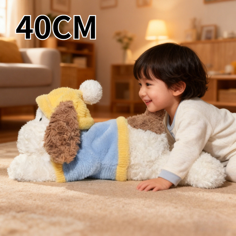 ตุ๊กตาสุนัข 40cm วัสดุปลอดภัย มันน่ารัก ตัวนุ่มน่ากอด ตุ๊กตาของขวัญ