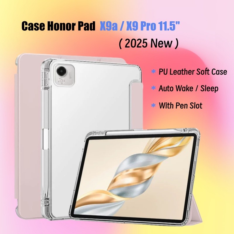 เคส Honor Pad X9a 11.5 นิ้ว 2025 Flip Casing HORON Pad X9a / X9 Pro 11.5" Soft Case Auto Wake/Sleep 