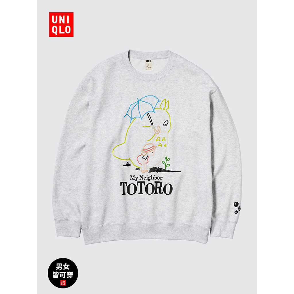 Uniqlo STUDIO GHIBLI เสื้อยืดผู้ชายและผู้หญิง/แขนยาว480853