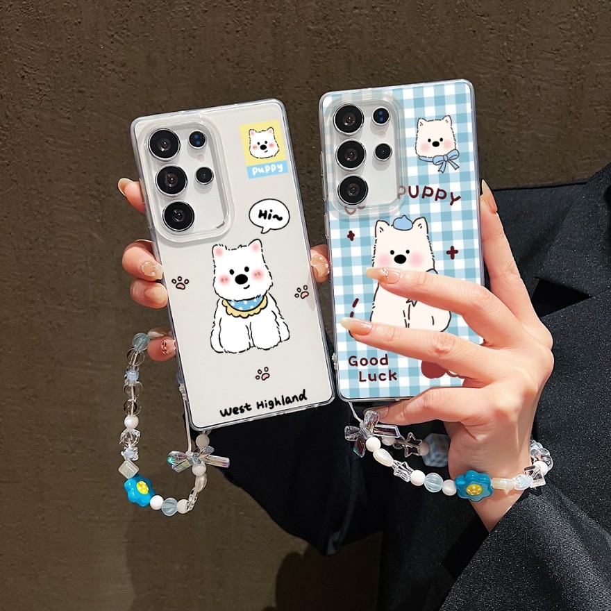 Bow Puppy Latticeรูปแบบเคสโทรศัพท์สําหรับOPPO A9 A5 2020 A31 A12 e A15 S A7 AX7 A5S AX5S AX5 A3S A73