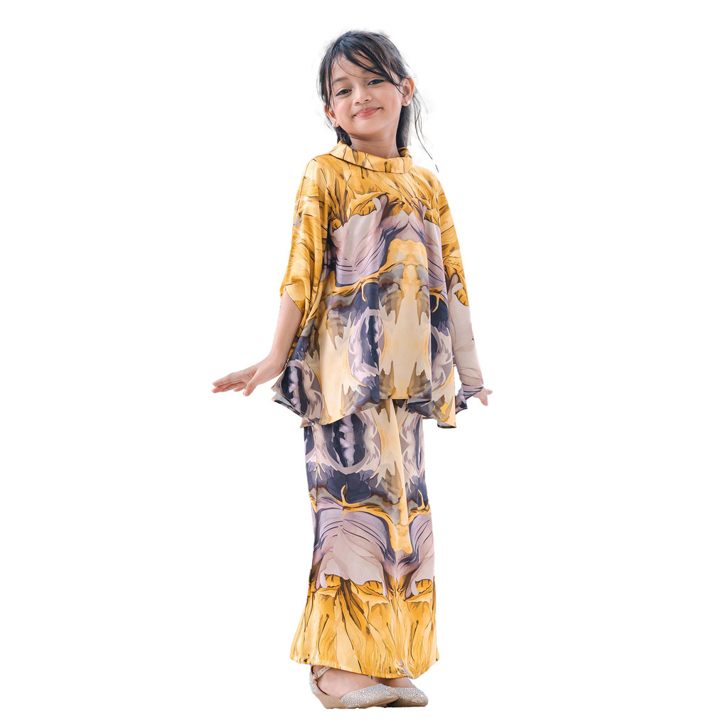 Buu Kaftan Kids - Ayra ในมัสตาร์ด