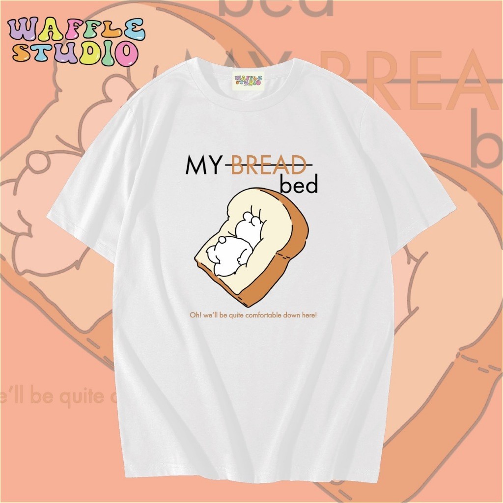 [ส่งฟรี 🔥 ] WS0326 เสื้อยืดโอเวอร์ไซส์ เสื้อยืดเกาหลี ผ้าคอตตอน เสื้อยืด WAFFLE STUDIOS-5XL