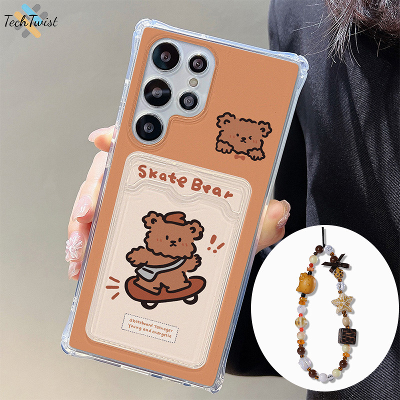 เคสใส่บัตร เคสใส For Samsung A57 A56 A55 A05S A06 A07 A15 A16 A17 A37 S26 S25 S24 Ultra A54 A14 A23 A35 A36 A22 A52S A73