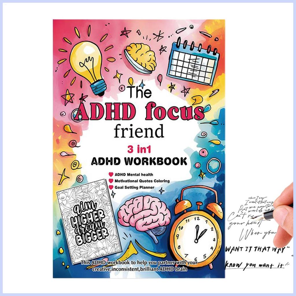 Planner สําหรับผู้ใหญ่ Goal-Oriented Daily Planner Organizer แบบพกพา Habit Tracker Multifunctional S