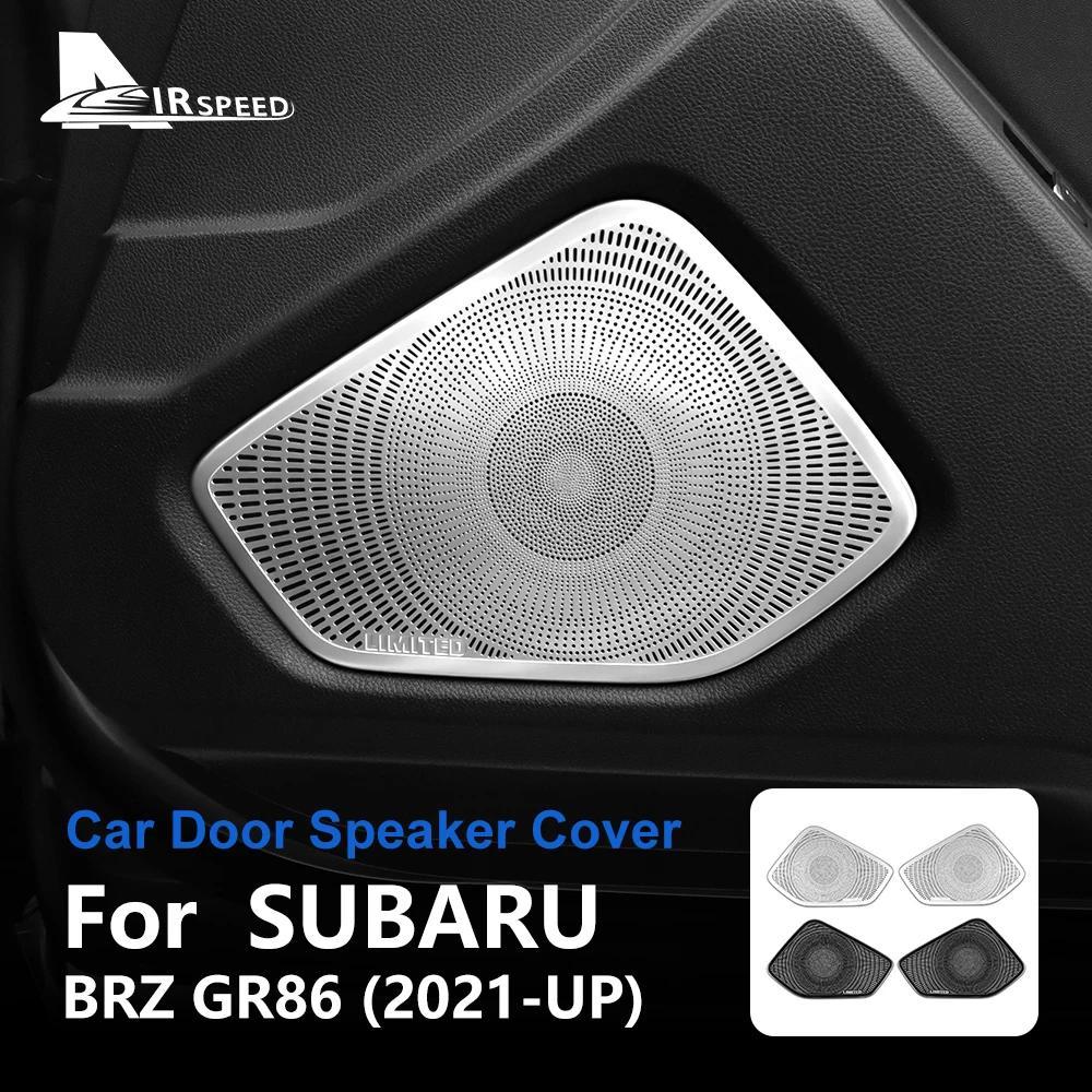 สําหรับ Subaru ZN8 BRZ Toyota GR86 ZD8 2021 2022 2023 2024 2025 รถเสียงประตูลําโพง Trim ลําโพงสแตนเล