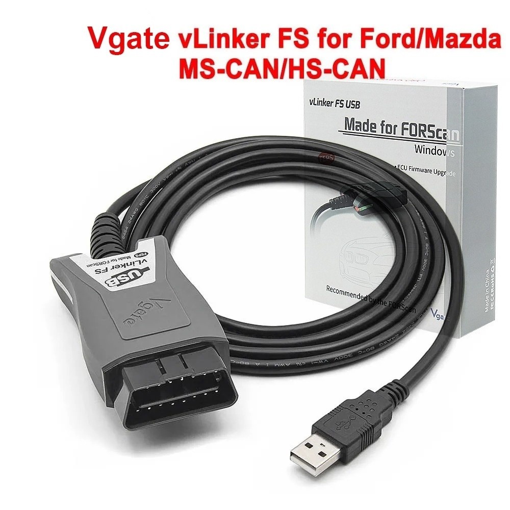 Vgate vLinker FS ELM327 FORScan HS/MSCAN ELM 327 OBD 2 OBD2 Car Diagnostic Scanner Interface Tools O