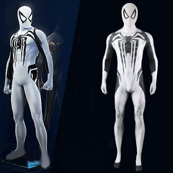 ชุดแมงมุม P PS5 Marvel Spider-Man Anti-Venom Cosplay Jumpsuit ชุดHALLOWEENและการแสดงบนเวที