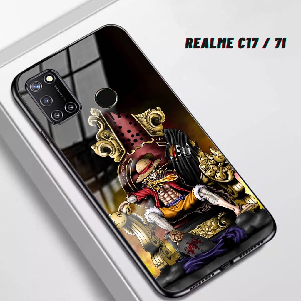 HP Softcase Glass Realme 7i/C17 - เคสโทรศัพท์ป้องกันสําหรับ Realme 7i/C17 - [ A72].