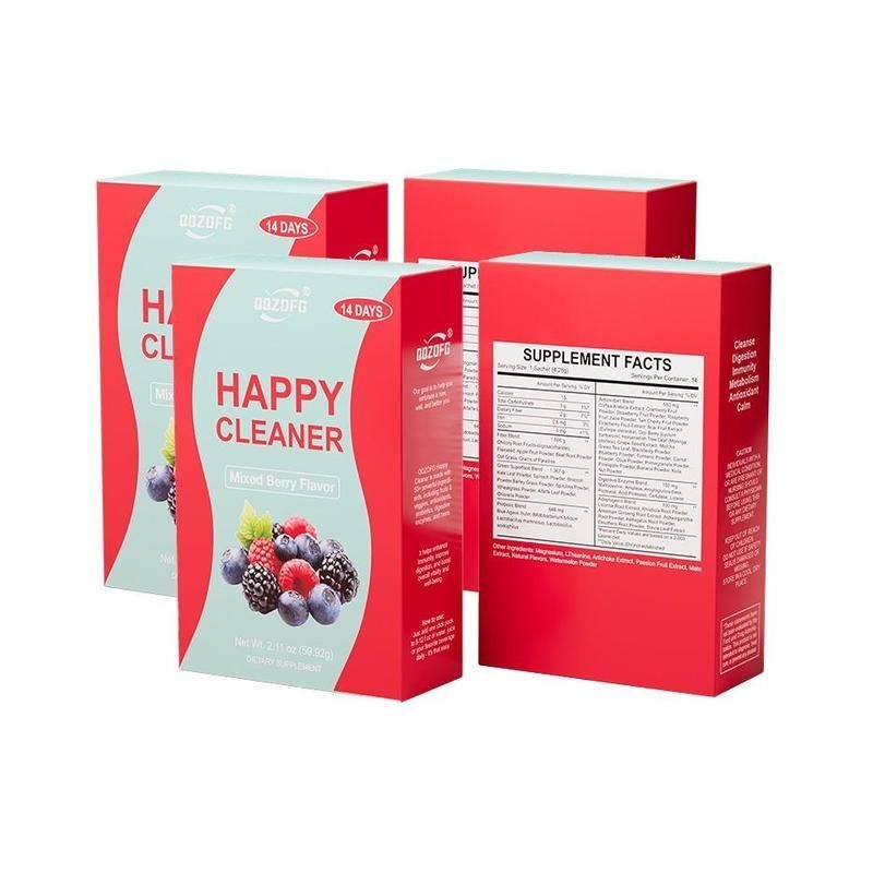 Happy Cleanse Superfood Powder- Immune Support & Gut Health Optimum/Probiotics/Digestive Enzymes/Mor