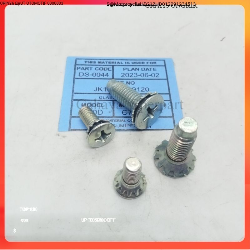 ประตูรถ HINGE BOLT CAP M8 20 M6 25 BOLT 10 และ 12 ORIGINAL ใหม่ยานยนต์ $ รถจักรยานยนต์ 01 B1