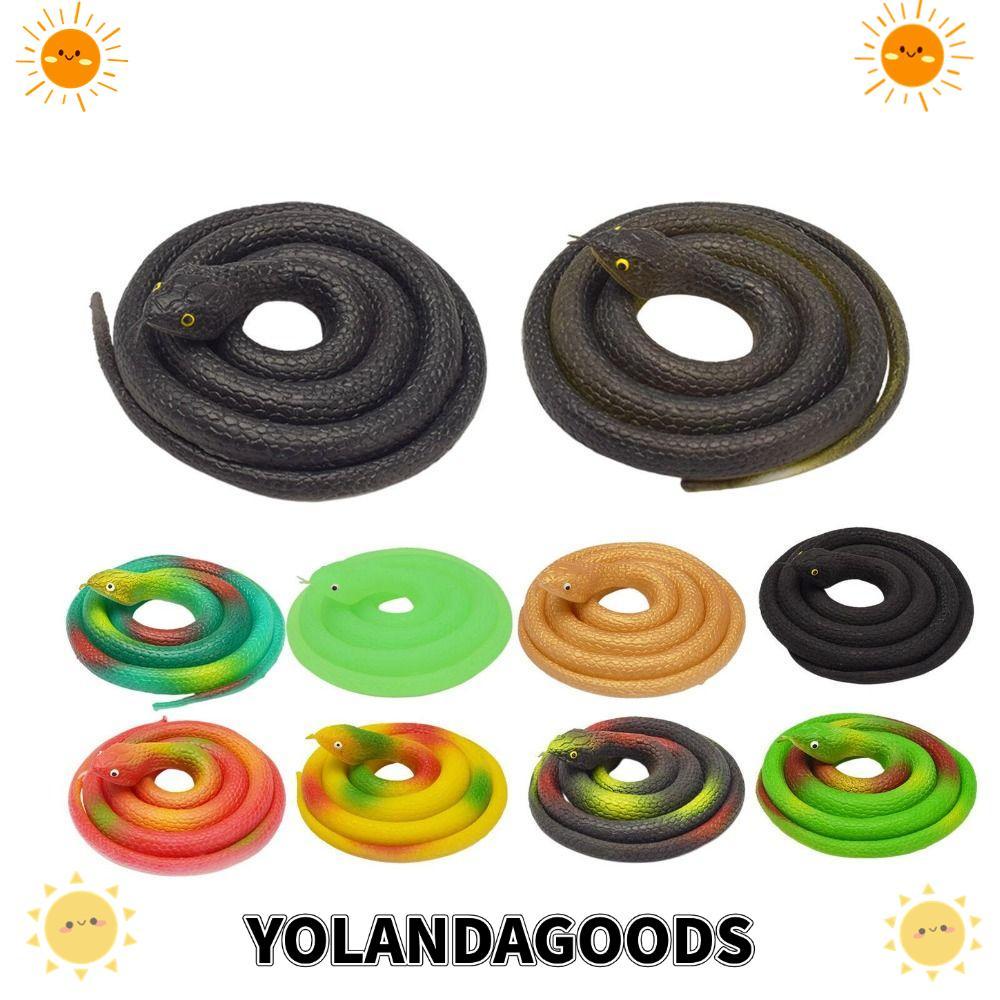 YOLANDAGOODS1 Bionic Snake, Tricky Prop งูปลอมที่สมจริง, จําลอง Party Favor งูรุ่นตลก Prank ของเล่นสําหรับผู้ใหญ่เด็ก