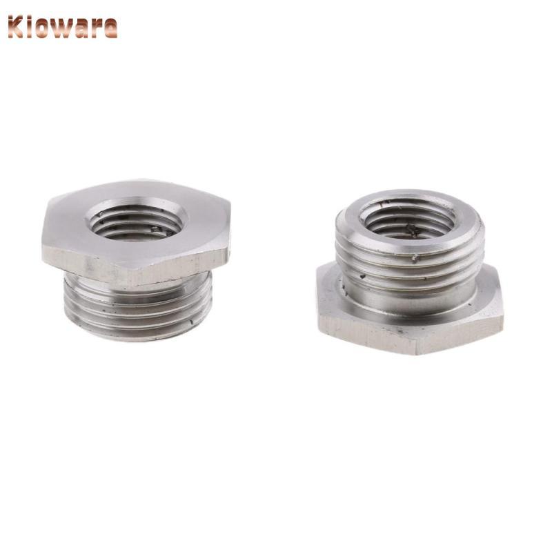 [Kloware] 18mm-12mm ลดเซ็นเซอร์ O2 2 ชิ้น อะแดปเตอร์ปลั๊กช่องพอร์ตทําจาก Harley,