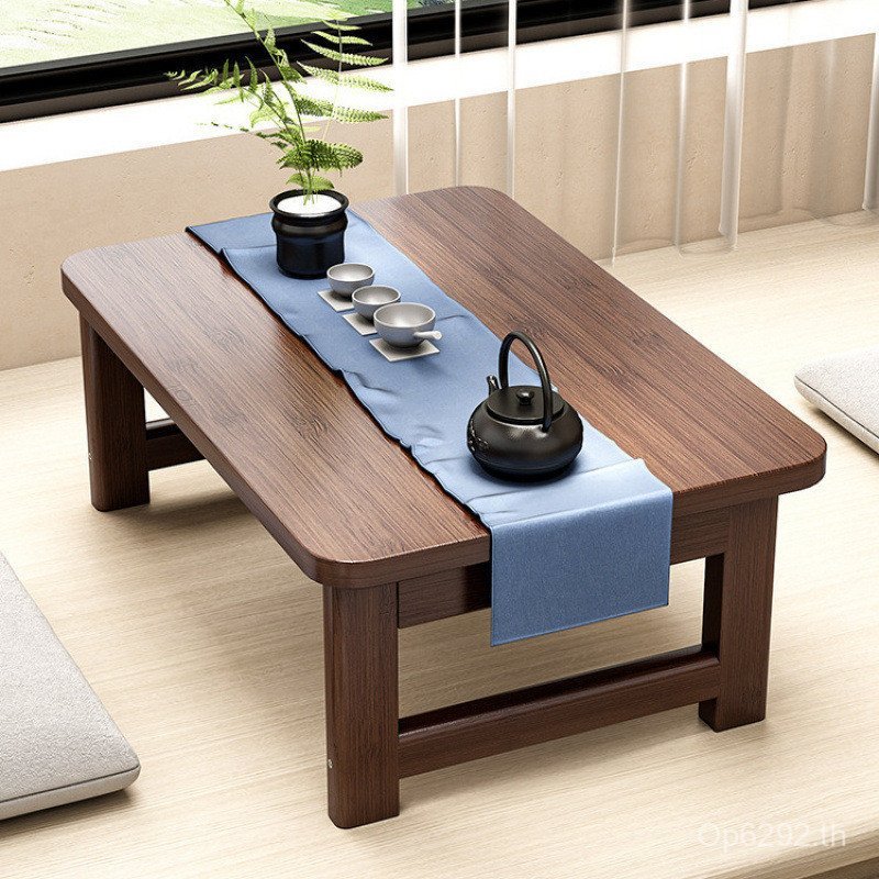 Tatami Low Table Study Table Non-Solid Wood Coffee Table Bay Window Small Table Computer Bed Kang Ta